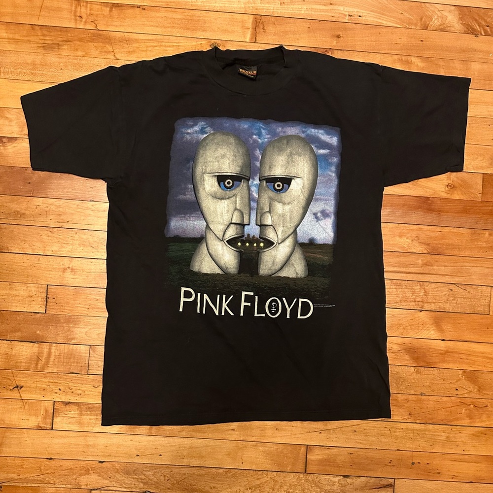 Original 1994 North American Tour Pink Floyd Concert Tee. Black Graphic T-Shirt